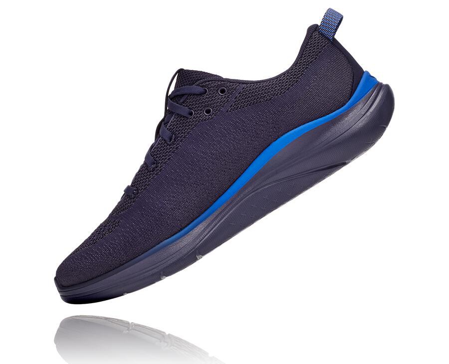 Hoka One One Tenisky Panske Námornícka Modrá - Hupana Flow - 61259-BQDW